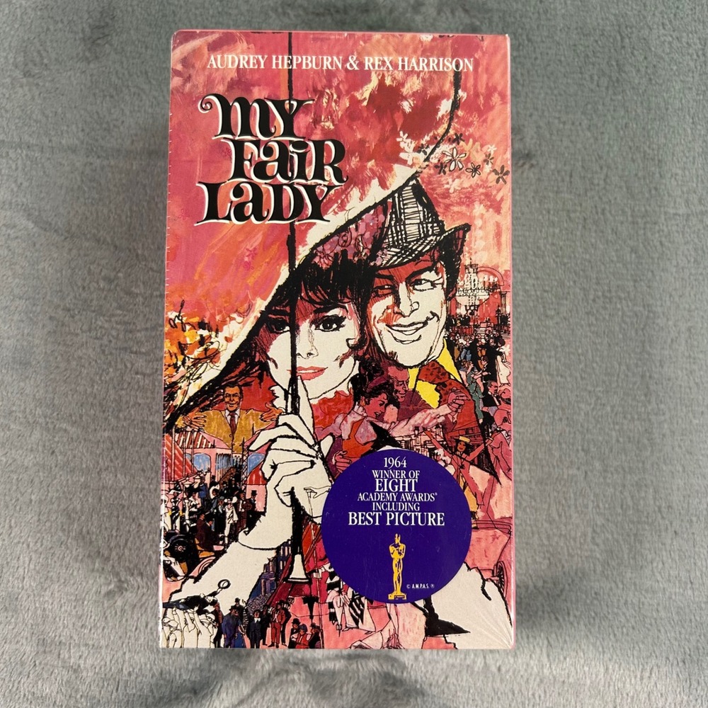 My Fair Lady VHS 1991 Audrey Hepburn Rex Harrison Factory Sealed Fox Video NEW